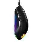 Rato Gaming SteelSeries Rival 3 - Ótico 8.500 CPI - 6 Botões - Iluminação Prism RGB