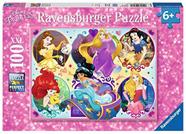 Ravensburger 10796 Disney Princesses - 100 Peças Quebra-Cabeça para Crianças - Cada Peça é Única, Peças Se encaixam perfeitamente