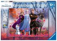 Ravensburger 12867 Disney Frozen 2 - Magic of the Forest - 100 Peças Jigsaw Puzzle for Kids - Every Piece is Unique - Peças Se encaixam perfeitamente, Multi