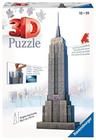 Ravensburger Empire State Building 216 Peça 3D Quebra-cabeça para crianças e adultos - Tecnologia de clique fácil significa que as peças se encaixam perfeitamente