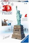 Ravensburger Estátua da Liberdade 108 Peça 3D Quebra-cabeça para crianças e adultos - Tecnologia de clique fácil significa que as peças se encaixam perfeitamente, azul