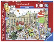 Ravensburger Piccadilly Circus 193721 quebra-cabeça de peça de 1000 para adultos, cada peça é única, tecnologia softclick significa que as peças se encaixam perfeitamente