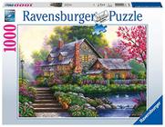 Ravensburger Romantic Cottage 15184 1000 Peça quebra-cabeça para adultos, cada peça é única, tecnologia softclick significa que as peças se encaixam perfeitamente