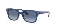 Ray-Ban Junior Kids Infanto Juvenil RJ9071S 70624L Azul Lente Azul Escuro Cinza Claro Degradê Tam 48