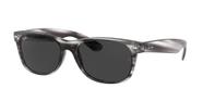 Ray-Ban NEW WAYFARER RB2132 6430B1 Tartaruga Lente Cinza Escuro Tam 58