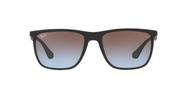 Ray-Ban RB4288L 601S48 Preto Lente Azul Degradê Marrom Tam 57