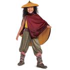 Raya Costume for Girls, Deluxe Official Disney Raya and the Last Dragon Costume, Child Size Extra Small (3T-4T) - Disguise