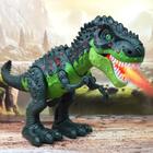 RC Dino Tyrannosaurus Rex Remote Control Sounds Walking Animal Toy Music Light Spray 90 cm