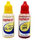 Reagentes Cloro e PH - 23ml cd - Genco