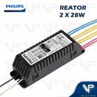 REATOR ELETRÔNICO PHILIPS P/LÂMPADA FLUORESCENTE 2x28W 220V TL5