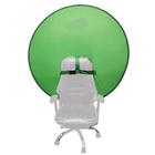 Rebatedor Chroma Key Background Verde 110cm com Fixador de Cadeira para Transmissões e Youtubers