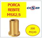 Rebite com Rosca Interna 3,0 H 13 M5 - Easy Clinch - CISER