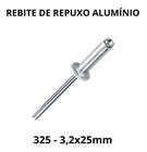 Rebite Fix All Aluminio Repuxo 325 3,2x25mm - 100 Unidades