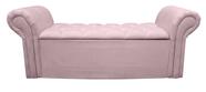 Recamier Baú Agnes Para Quarto E Cama Box De Solteiro 90 Cm