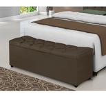 Recamier baú banco cama casal 1,50cm grécia - Mobigu