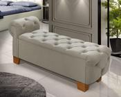 Recamier Baú Divã Pés de Madeira Sapateira Puff Closet Nicho Organizador Decoração Banco Elegante Brinquedo Calçadeira Roupas Enxoval - Moveis House