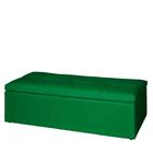 Recamier Baú para o Quarto Carol 140 cm Casal Suede Verde - Móveis Mafer