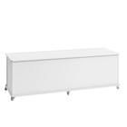 Recamier Calçadeira Baú Casal 135cm Bled C14 Branco - Mpozenato