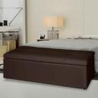 Recamier Casal Bau king 195 cm Marrom Carol Mafer