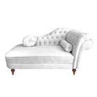 Recamier Divã Chaise Sofá Decorativo 1,6m Roma Sala de Estar - Mance Decor