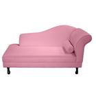 Recamier Divã Dubai 160 cm Braço Esquerdo Rosa - Renascer Decor