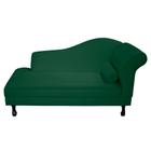 Recamier Divã Dubai 185 cm Braço Esquerdo Verde Escuro - Ecotec