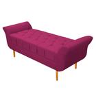 Recamier Estofado Ari 160 cm Queen Size Suede Pink - Doce Sonho Móveis