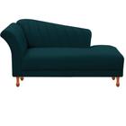 Recamier Sofá Divã Log Chaise 140cm Decoração para Recepção Sala de Espera Estudio Fotografia Salao Iza Nanda Decor