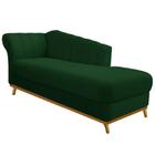 Recamier Vanessa 140cm Lado Direito Suede Verde - Amarena Móveis - Am Decor