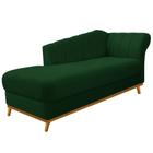 Recamier Vanessa 185cm Lado Esquerdo Suede Verde - Amarena Móveis - Am Decor