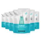 Recarga Sabonete Espumante Waterfall 828ml - Pacote com 6 Unidades