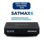 Receptor Digital de tv Elsys via Satélite sat HD Satmax 6