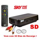 Receptor Sky Pre Pago SD + 30 Dias de Canais Abertos