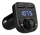 Receptor Transmissor Veicular Com Bluetooth Fm Mp3 Usb