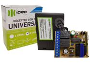 Receptor Universal Multifuncional Com Fonte 433,92 Mhz 2 Canais Bivolt 110/220V Ipec