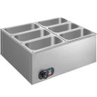 Rechaud 6 Cubas 1/3 Inox 110v 220v Zepper ZPRC06