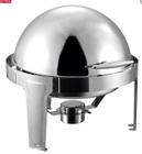 Rechaud Chafing Dish Redondo Tampa Basculante 6.8 Litros - Brasinox