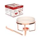 Rechaud Queijo 4 Pc 15 Cm Rose Gold Hauskraft