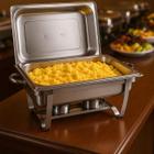 Rechaud RM Retangular em Aço Inox Banho Maria com 1 Cuba e Fogareiro 11 L Buffet