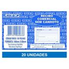 Recibo Comercial sem Canhoto 50 FLS Sao Domingos C/20 Unidades