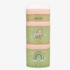 Recipiente De Armazenagem Whiskware 3 Pack - Special Unicorn - Pink Green