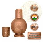 Recipiente de Cobre Moringa c/ Copo Martelada FLUIR 500ml