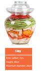 Recipiente de vidro Kimchi Jar com capacidade de 7,5 L Wokex