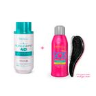 Reconstrutor SOS + Alinha Hair 4D 300g Forever Liss +Escova