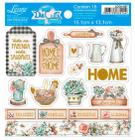 Recortes Die Cuts Ldch-007 Tags Home Sweet Home 15,2x16cm Litoarte