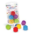 Recursos sensoriais de aprendizagem de brinquedos Rainbow Emotion Fidget Poppers