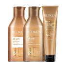 Redken All Soft Kit Shampoo + Condicionador + Leave In