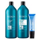 Redken Extreme Length Salon Shampoo + Condicionador 1L + Sealer 50ml