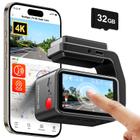 REDTIGER Dash Cam 4K F4, GPS, Wi-Fi, Touchscreen, Visão Noturna