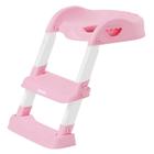 Redutor Assento Sanitario Infantil Com Escada Rosa Pimpolho
